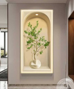 Tree Sign With Luxury Lighting And Aliminium Frame